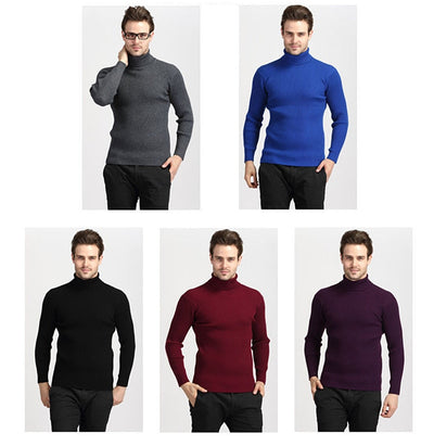 Mozzafiato Herbst Kollektion - Herren Rollkragen Pullover aus Kaschmir